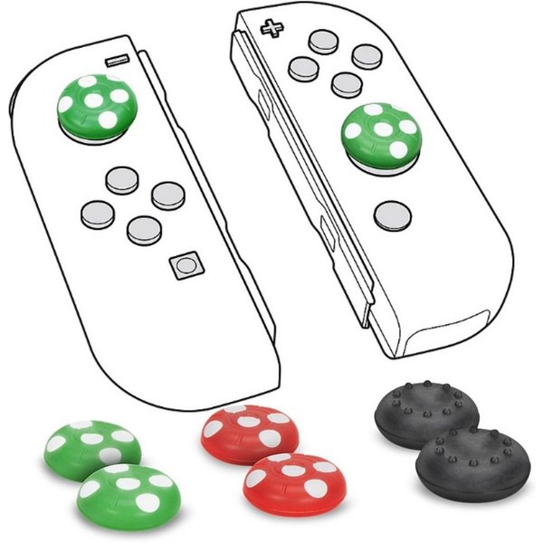 Speedlink Controller Caps Stix Cap Trigger Thumb-Grips Stick Kappen, Grip Caps Knöpfe Kappen für Nintendo Switch Controller, Anti-Rutsch