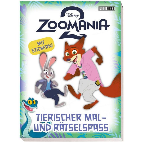Disney Zoomania 2: Tierischer Mal- und Rätselspaß - Mit Stickern! / Walt Disney, Panini