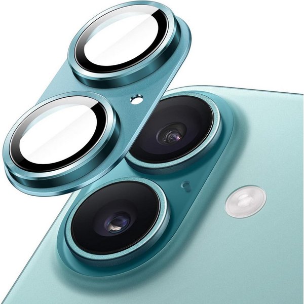 MSM Kameraschutzglas 3D Kameraglas für Apple iPhone 16 / 16 Plus Schutz Panzerfolie Titan