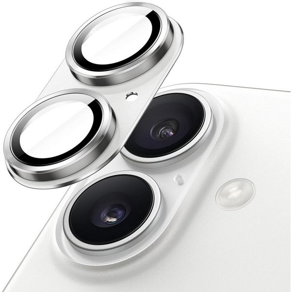 MSM Kameraschutzglas 3D Kameraglas für Apple iPhone 16 / 16 Plus Schutz Panzerfolie Titan
