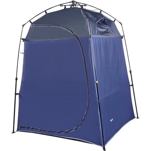 pro.tec Wurfzelt, Personen: 1, »Ayas« Pop-Up Duschzelt 150 x 150 x 200 cm Blau / Grau