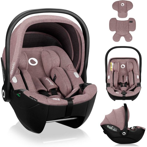 lionelo Autokindersitz MOXIE I-SIZE, ab: ab Geburt, bis: bis 18 Monaten, ab: 40 cm, bis: 87 cm, (Set ohne Basis), Memory Foam/Bambus/Dri-Seat/Magnetgurte/Lüftun