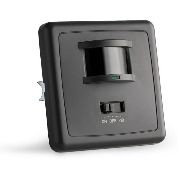 SEBSON Bewegungsmelder Bewegungsmelder Unterputz LED geeignet IR Sensor einstellbar, (1-St), LED geeignet, programmierbar, 160°, Ein- und Ausschalter