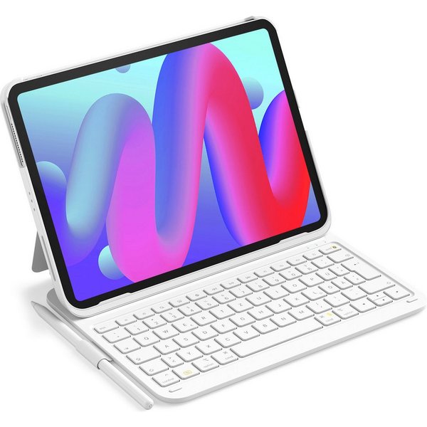 Inateck Ultraleichte Tastatur Hülle für 10,9/11/12,9/13 Zoll iPad Air Pro iPad-Tastatur (Hoch-/Querformat Verwenden, mit Stifthalter)
