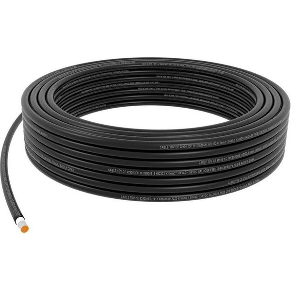 avoltik Solarkabel 6mm² Solarleitung PV Kabel Verbindungskabel 5m - 100m Solarkabel, (5000 cm), RoHS-Konform , Schutzklasse: IP67