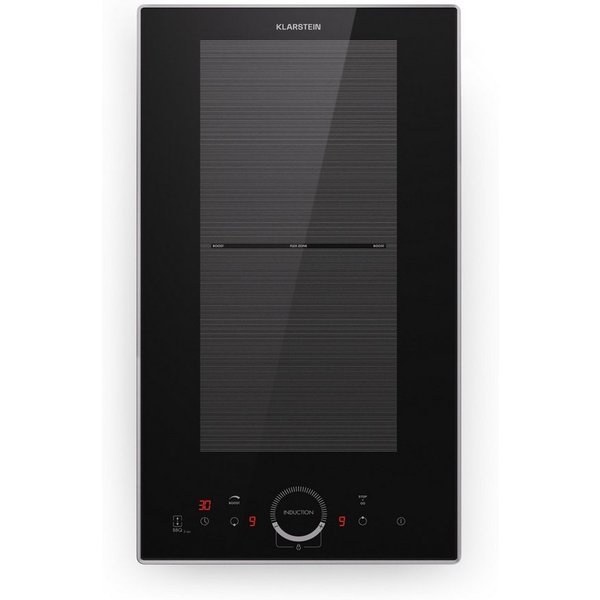 Klarstein Induktions-Kochfeld Delicatessa Domino Prime 10045582, Kochfelder Induktion Hob Einbau Flex 2 Zonen 3500 W