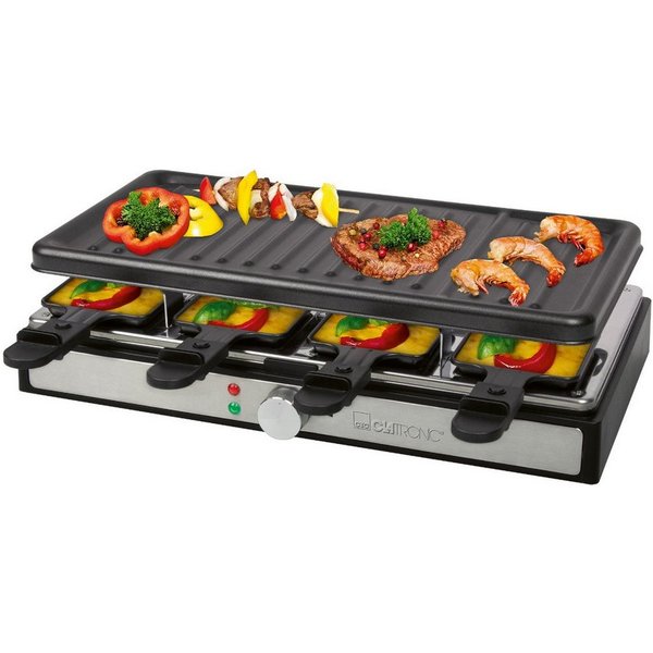 CLATRONIC Raclette RG 3757, für 8 Personen, Cool Touch-Gehäuse