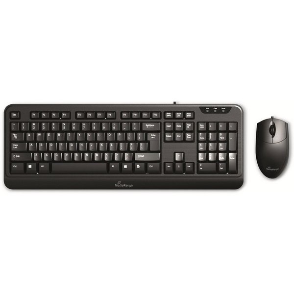 Mediarange MEDIARANGE USB-Tastatur- und Maus-Set MROS108 Tastatur