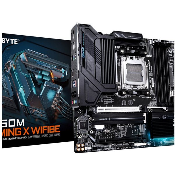 Gigabyte B850M GAMING X WIFI6E Motherboard - AMD Ryzen 9000 Serien CPUs, 10+2+2 Mainboard