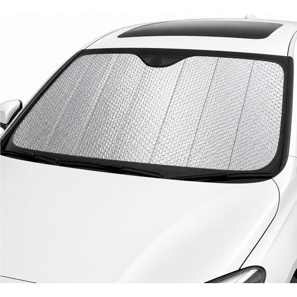 StellarLuma Autosonnenschutz Sonnenschutz Auto Frontscheibe Windschutzscheibe UV Schutz für Sommer, (Reflektierender UV Sonnenschutz), Reflektierend, faltbar un