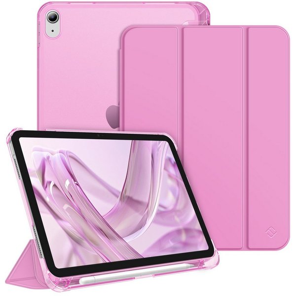 Fintie Tablet-Hülle für iPad 11 Generation 11‘’ 2025 (A16), iPad 10 Generation 10.9'' 2022, ultradünn, mit Stifthalter, transparenter Rückseite, Auto Schlaf/Wac