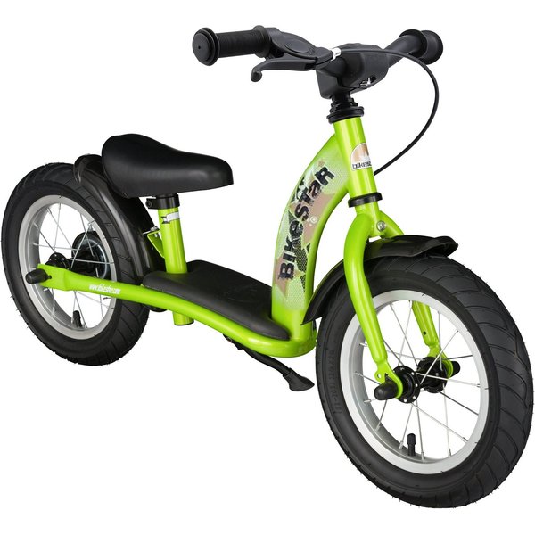 Bikestar Laufrad für Kinder von 3 - 6 Jahre, ab 95 cm, Jungen, Mädchen, Seitenständer, Höhenverstellbar, mit Bremse, Luftreifen
