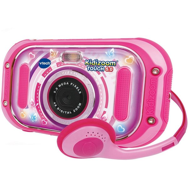 Vtech® Kidizoom Touch 5.0, pink Kinderkamera (5 MP, mit Musik)