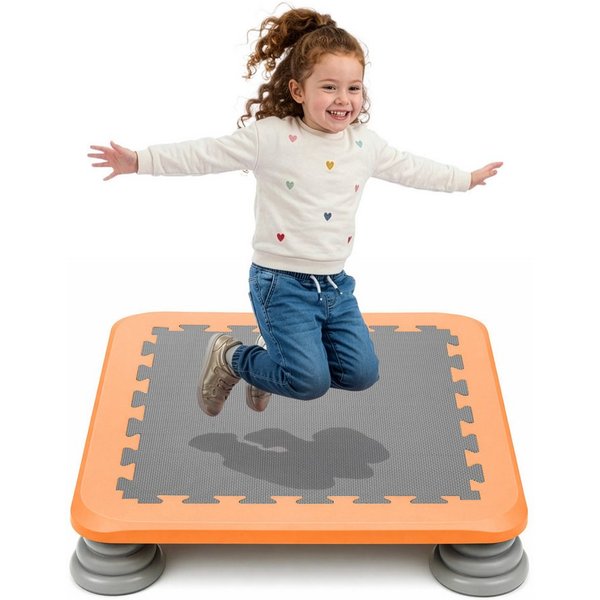 Youyijia Kindertrampolin Trampolin für Kinder – Mini Trampolin mit Rutschfester Oberfläche