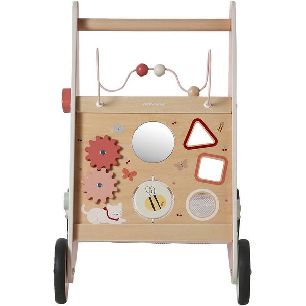 vertbaudet Lauflernwagen Activity-Lauflernwagen mit Bremsen, Holz FSC®, Holz FSC®