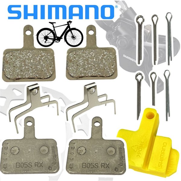 Shimano Scheibenbremse Shimano B05S Resine Fahrrad Scheibenbremsbeläge 2x paar + Bleedblock