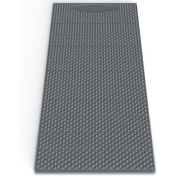 Brandson Isomatte faltbare Campingmatte, XPE, outdoor, wasserabweisend, ultraleicht, (1-tlg), Akkordeon-Falttechnik, rutschhemmende Noppen, 180x60x2 cm