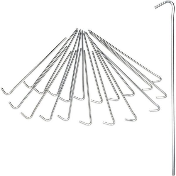 relaxdays Zelthering Zeltnagel Stahl 20er Set, (20-St)