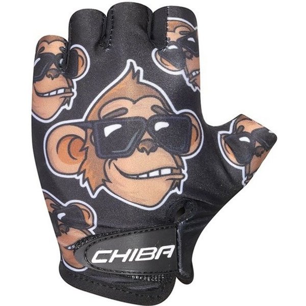 Chiba Fahrradhandschuhe Cool Monkey schwarz Kinder - 1 Paar