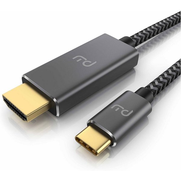Primewire USB Typ C zu HDMI Konverterkabel Adapterkabel 4K 3840 x 2160 @60Hz, 2m Audio- & Video-Kabel, USB-C, HDMI Typ A (200 cm), für MacBook, Notebook, Smartp