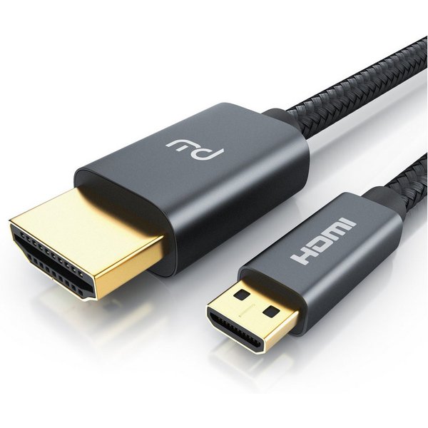 Primewire 8K HDMI auf microHDMI Adapterkabel 7680 x 4320 @ 120Hz mit DSC - 1m HDMI-Kabel, 2.1, HDMI Typ D (Micro), HDMI Typ A (100 cm), 3D, UHD II, HDR, ARC, fü