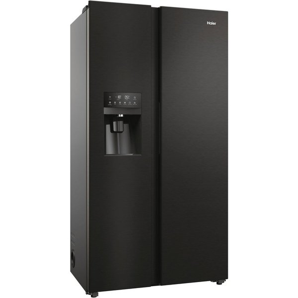 Haier Side-by-Side SBS Slim HSR5918DIPB, 177,5 cm hoch, 90,8 cm breit, 178 cm hoch, 91 cm breit, Nutzinhalt: 511 Liter, Multi Airflow