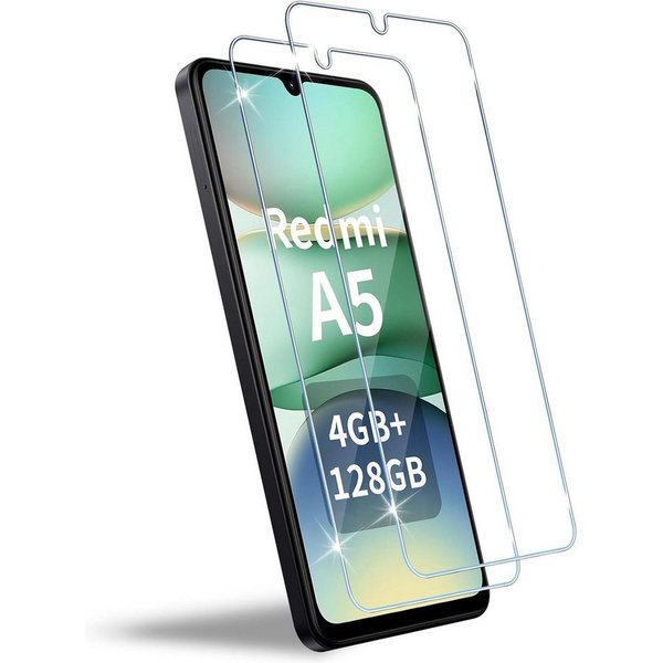 MSM Displayschutzglas 2X Schutzglas für Xiaomi Redmi A5 Display Panzerfolie Full Screen 9H
