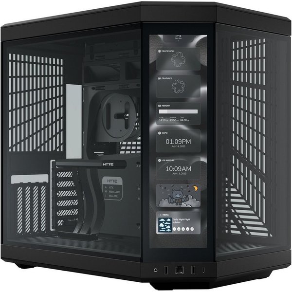 Hyte PC-Gehäuse HYTE Y70 Touch Infinite, Tower-Gehäuse, (Tempered