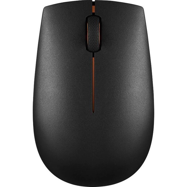 Lenovo 300 kompakte Funkmaus ergonomische Maus (USB, Funk)