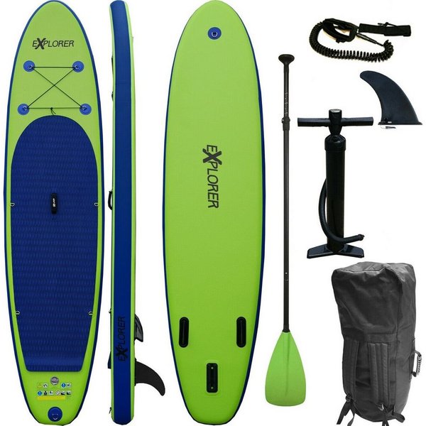 EXPLORER SUP-Board EXPLORER 320, (mit Paddel, Pumpe und Transportrucksack)