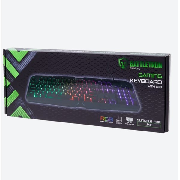 ZD Trading Gamingtastatur Gaming Tastatur Qwertz LED Backlight Gaming-Tastatur