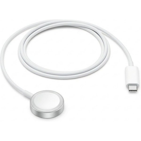 Futurea USB-C Ladekabel magnetisch für Apple Watch Series 11/10/9/8/7 USB-Ladegerät (2000 mA, 1-tlg., mit Überspannungsschutz, 100cm, schnellladend, magnetisch,