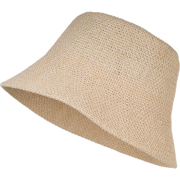 styleBREAKER Fischerhut Fischerhut aus Papierstroh - Knautschhut (1-St)