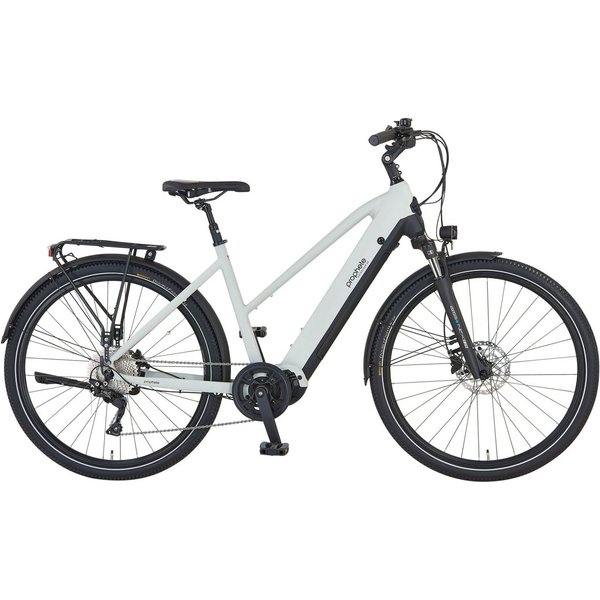 Prophete E-Bike Trekkingrad Entdecker 5.0, 10 Gang Shimano Deore Schaltwerk, Kettenschaltung, Mittelmotor, 800 Wh, Pedelec, Elektrofahrrad für Damen