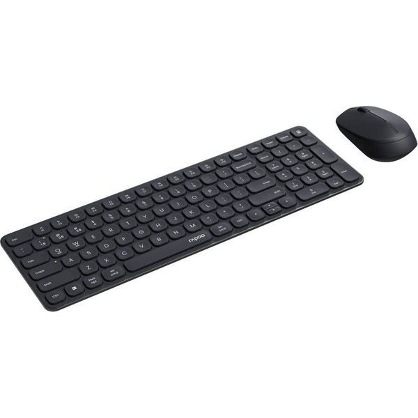 Rapoo 9310M Wireless Multimodus-Desktop-Set Tastatur- und Maus-Set, Bluetooth/2,4GHz Umschalttaste, Gehäuse aus Aluminiumlegierung