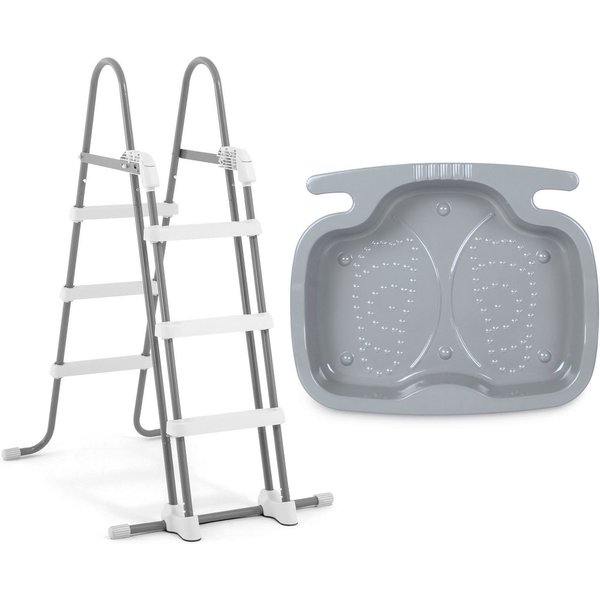 Intex Pool-Sicherheitsleiter »28075« 91-107 cm + inkl. Intex Pool Fußbad (Set), inkl. Intex Pool Fußbad