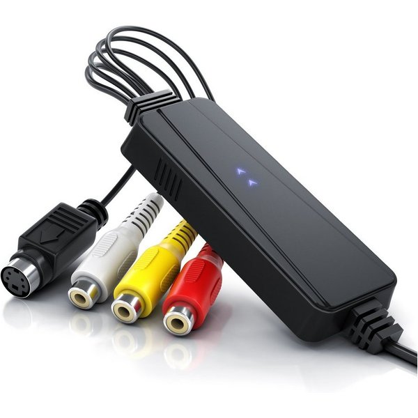 Aplic Video Grabber Audio- & Video-Adapter Composite CVBS, USB Typ A, Cinch, S-Video zu S-Video Buchse (Mini-DIN 4), USB 2.0 Typ A Stecker, Composite CVBS Buchs