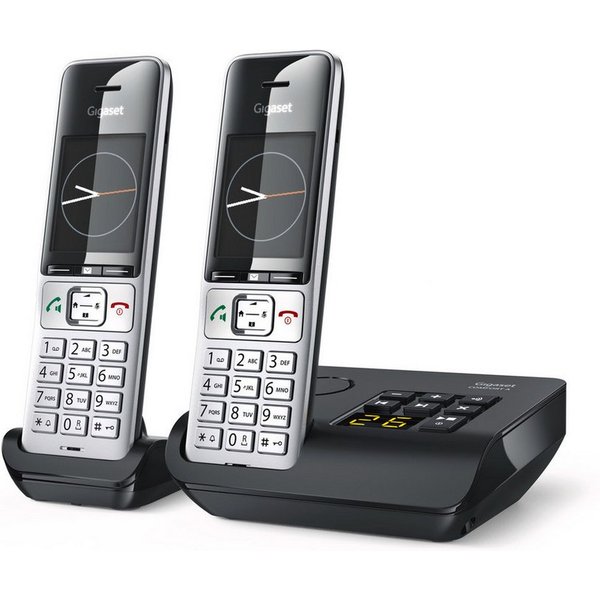 Gigaset Gigaset COMFORT 500A Duo Schnurloses DECT-Telefon (Mobilteile: 2, Headset-Anschluss)