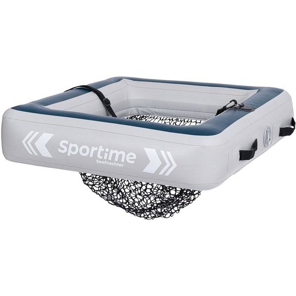 Sportime Badeinsel Wasserobjekt Seefrachter, Netz sichert volle Getränkekisten