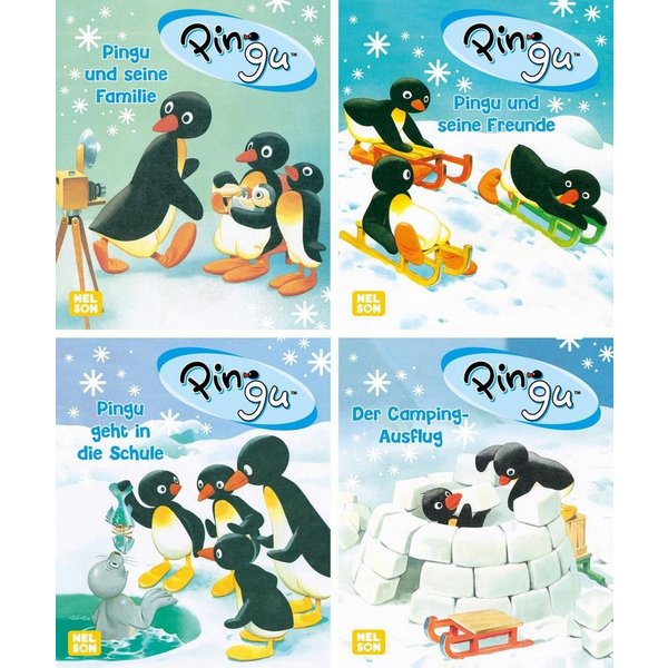 Nelson Mini-Bücher: 4er Pingu 1-4 / diverse