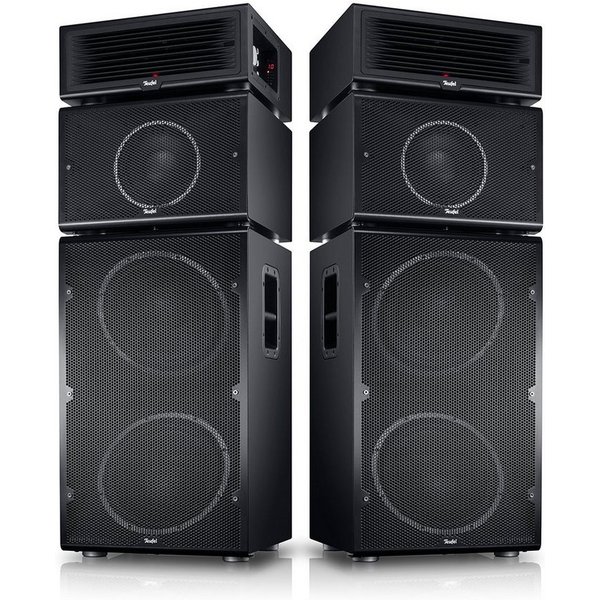 Teufel POWER HIFI Stereo-Set Lautsprechersystem (Bluetooth, 440 W, Kompatibel mit Amazon Alexa und Google Nest)