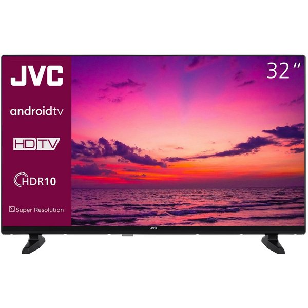 JVC LT-32VAH3355 LCD-LED Fernseher (80 cm/32 Zoll, HD-ready, Android TV, Smart TV, HDR, Triple-Tuner, Bluetooth, Google Play Store, 32 Zoll TV)