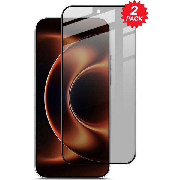 Wigento Displayschutzglas Privacy 2x für Xiaomi 17 Ultra Blickschutz 9H für Xiaomi 17 Ultra, Spar Set Privacy Display Schutz Glas