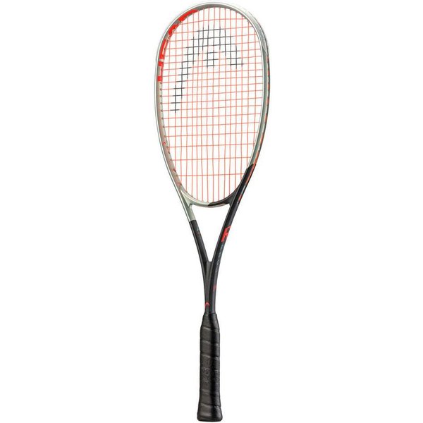 Head Squashschläger Radical 135 X #22 (135g/kopflastig) schwarz/silber - besaitet