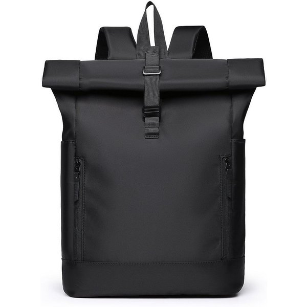 ibettertec Laptoprucksack Rolltop Rucksack mit Laptopfach 15,6 Zoll, Cityrucksack (für Büro, Uni und Reisen, 43x29x16 cm), wasserabweisender Laptoprucksack für 