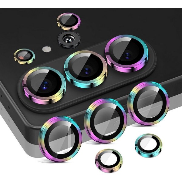Tec-Expert Kameraschutzglas 9H Kameraglas Set in Regenbogenfarben für Samsung Galaxy S26 Ultra für Samsung Galaxy S26 Ultra, Linsenschutzglas Set, 1 Stück, Kame