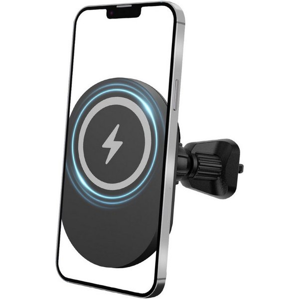 Forever US-K-MS Wireless Charger (2000 mA, Magnetische Kfz-Halterung mit kabelloser Ladefunktion)