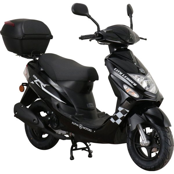 Alpha Motors Motorroller CityLeader, 50 ccm, 45 km/h, Euro 5, inkl. Topcase