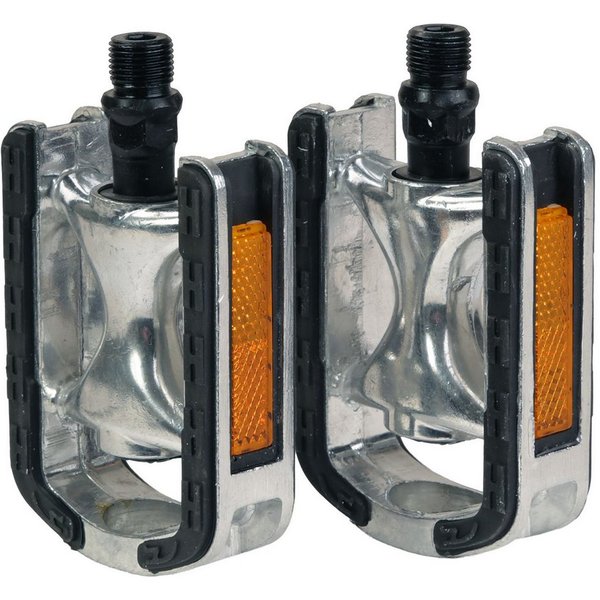 FISCHER Fahrrad Plattformpedale Proline Alu Fahrrad-Pedale Antirutsch Pedal Set (Set, 2-tlg., Pedal Set)