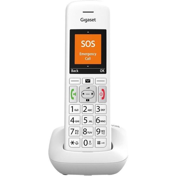 Gigaset Gigaset E390 weiß Schnurloses DECT-Telefon